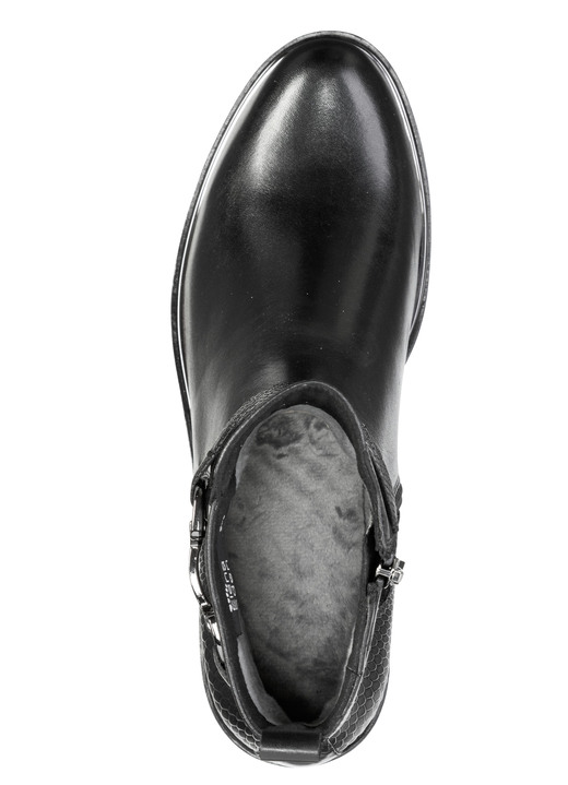 Stiefel & Stiefeletten - ELENA EDEN, schicke Damen-Stiefeletten, Winterschuhe, Weite G, mit Reißverschluss, in Größe 3 1/2 bis 8, in Farbe SCHWARZ Ansicht 2