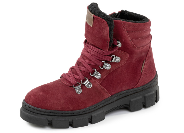 Stiefel & Stiefeletten - ELENA EDEN, warme Damen-Boots, Winterschuhe, Weite H, mit herausnehmbarem Fußbett, in Größe 036 bis 042, in Farbe SCHWARZ Ansicht 4