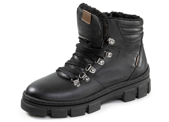 Stiefel & Stiefeletten - ELENA EDEN, warme Damen-Boots, Winterschuhe, Weite H, mit herausnehmbarem Fußbett, in Größe 036 bis 042, in Farbe SCHWARZ Ansicht 1