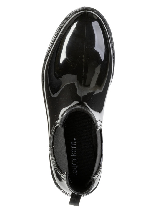 Stiefel & Stiefeletten - LAURA KENT, trendige Regenstiefeletten, mit herausnembarer Textileinlage, in Größe 036 bis 041, in Farbe SCHWARZ Ansicht 2