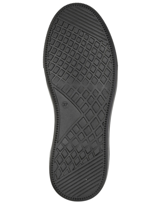 Slipper & Schnürschuhe - LAURA KENT, trendige Damen-Sneaker, Weite H, mit herausnehmbarem Fußbett, in Größe 036 bis 042, in Farbe SCHWARZ Ansicht 3