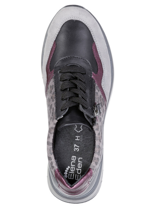 Slipper & Schnürschuhe - ELENA EDEN, trendige Damen-Sneaker, Weite H, mit herausnehmbarem Fußbett, in Größe 036 bis 042, in Farbe GRAU-BUNT Ansicht 2