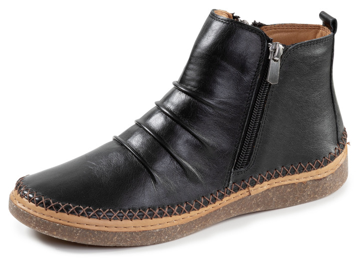 Stiefel & Stiefeletten - Andrea Conti, klassische Damen-Boots, mit herausnehmbarem Fußbett, in Größe 036 bis 042, in Farbe SCHWARZ Ansicht 1