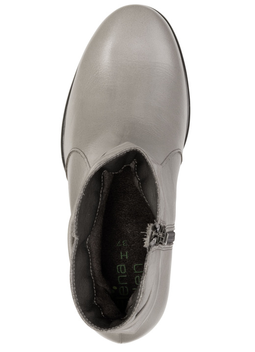 Komfortschuhe - ELENA EDEN, modische Damen-Stiefeletten, Weite G, mit herausnehmbarem Fußbett, in Größe 036 bis 042, in Farbe HELLGRAU Ansicht 2