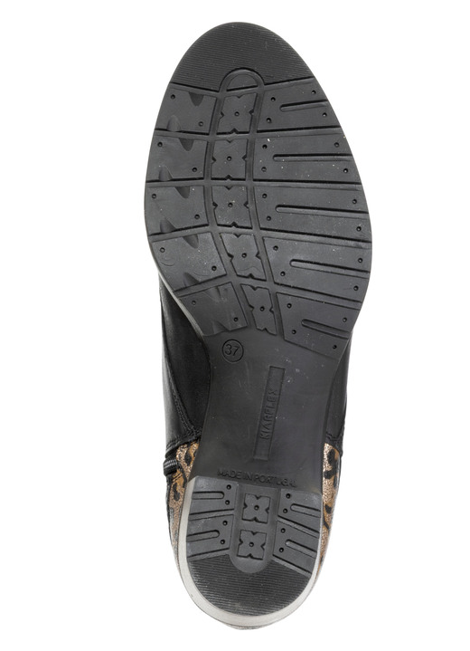 Stiefel & Stiefeletten - ELENA EDEN, trendige Damen-Stiefeletten, Weite G, mit herausnehmbarem Fußbett, in Größe 035 bis 041, in Farbe SCHWARZ-BRAUN Ansicht 3