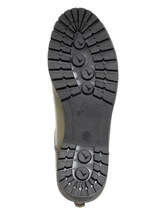 Stiefel & Stiefeletten - ELENA EDEN, klassische Damen-Stiefeletten, WInterschuhe, mit herausnehmbarem Fußbett, in Größe 036 bis 041, in Farbe KHAKI Ansicht 3