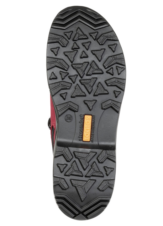 Stiefel & Stiefeletten - Sportliche Damen-Boots, Weite K, mit herausnehmbarem Fußbett, in Größe 036 bis 042, in Farbe ROT Ansicht 3