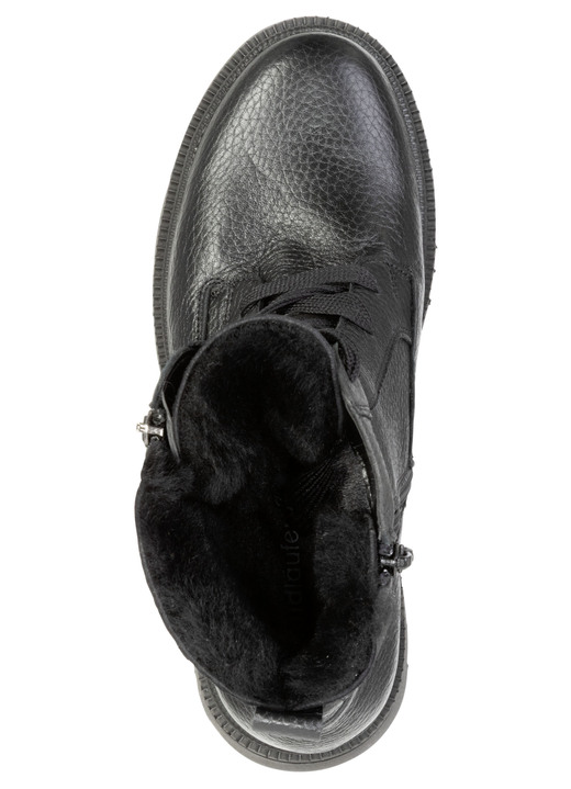 Stiefel & Stiefeletten - Waldläufer, gefütterte Damen-Stiefeletten, Winterschuhe, Weite H, mit Lammfell, in Größe 3 1/2 bis 8, in Farbe SCHWARZ Ansicht 2