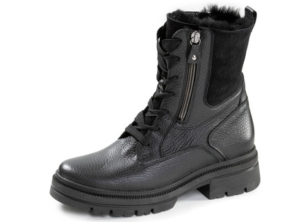 Waldläufer, gefütterte Damen-Stiefeletten, Winterschuhe, Weite H, mit Lammfell