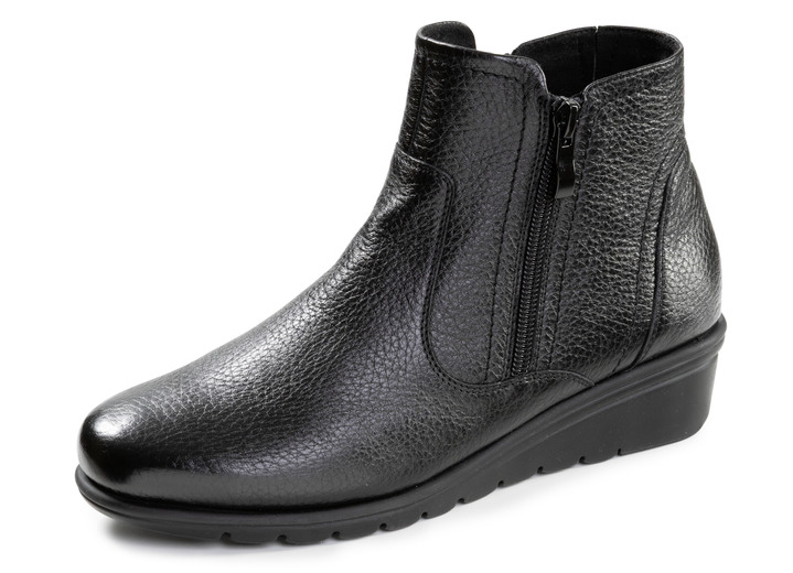 Stiefel & Stiefeletten - ELENA EDEN, gefütterte Damen-Stiefeletten, Winterschuhe, Weite G, mit Reißverschluss, in Größe 036 bis 042, in Farbe BORDEAUX Ansicht 4