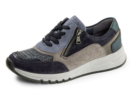 Waldläufer, bequeme Damen-Sneaker, Weite H, mit herausnehmbarem Fußbett