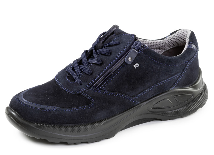 Slipper & Schnürschuhe - Trendige Damen-Schnürschuhe, Weite K, mit herausnehmbarem Fußbett, in Größe 036 bis 042, in Farbe DUNKELBLAU Ansicht 1