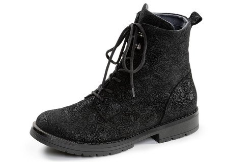 Waldläufer, bequeme Damen-Stiefeletten, Weite G, mit herausnehmbarem Fußbett