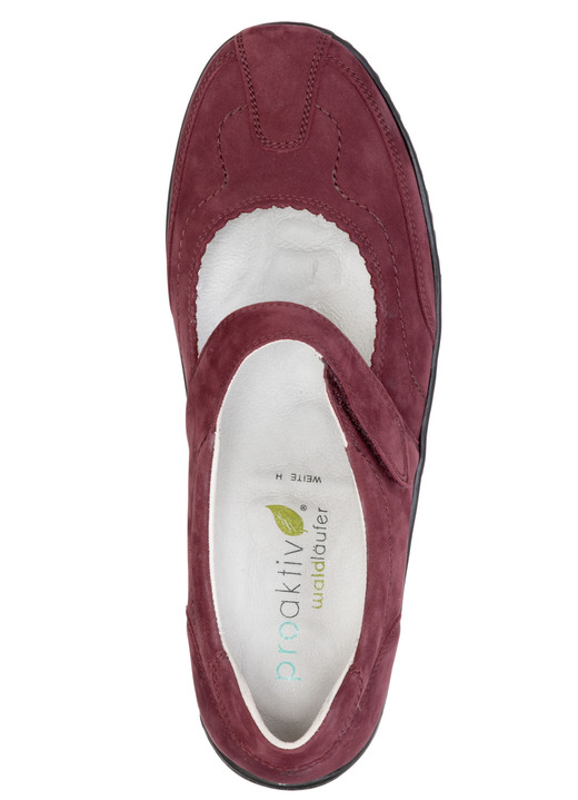 Slipper & Schnürschuhe - Waldläufer, bequeme Damen-Slipper, Weite H, mit herausnehmbarem Fußbett, in Größe 4 bis 8 1/2, in Farbe KIESEL Ansicht 4