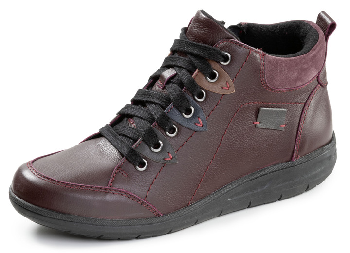 Stiefel & Stiefeletten - ELENA EDEN, bequeme Damen-Boots, Weite H, mit herausnehmbarem Fußbett, in Größe 036 bis 042, in Farbe SCHWARZ Ansicht 4