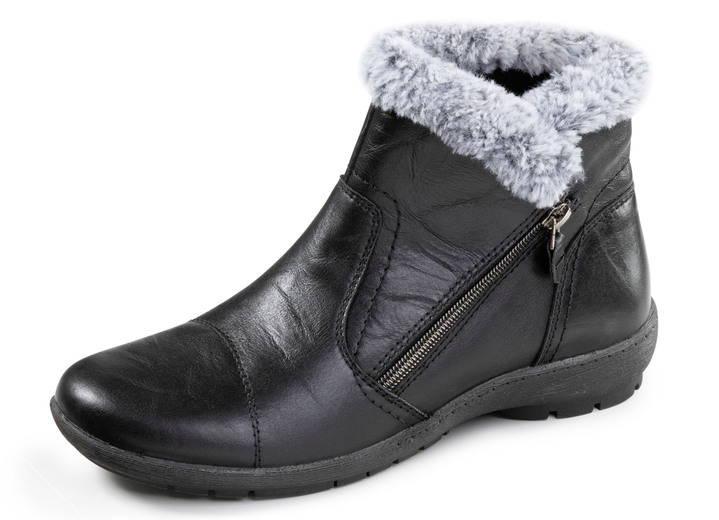 Stiefel & Stiefeletten - ELENA EDEN, gefütterte Damen-Boots, Winterschuhe, Weite G, mit herausnehmbarem Fußbett, in Größe 036 bis 042, in Farbe BORDEAUX Ansicht 4