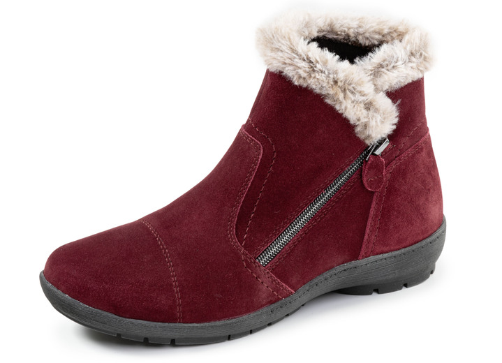 Stiefel & Stiefeletten - ELENA EDEN, gefütterte Damen-Boots, Winterschuhe, Weite G, mit herausnehmbarem Fußbett, in Größe 036 bis 042, in Farbe BORDEAUX Ansicht 1