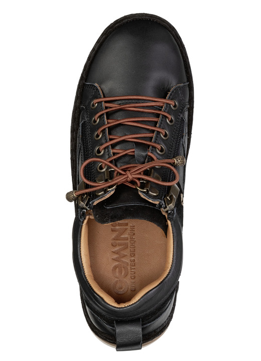 Slipper & Schnürschuhe - Gemini, schicke Damen-Schnürschuhe, Weite G, mit herausnehmbarem Fußbett, in Größe 036 bis 042, in Farbe KIESEL Ansicht 8