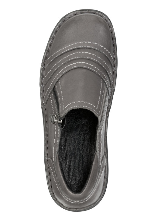 Komfortschuhe - ELENA EDEN, bequeme Damen-Slipper, Weite G, mit herausnehmbarem Fußbett, in Größe 036 bis 042, in Farbe SCHWARZ Ansicht 6