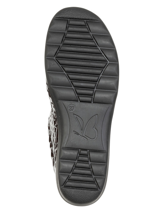 Slipper & Schnürschuhe - Caprice, elegante Damen-Slipper, Weite H, mit herausnehmbarem Fußbett, in Größe 036 bis 042, in Farbe SCHWARZ Ansicht 6