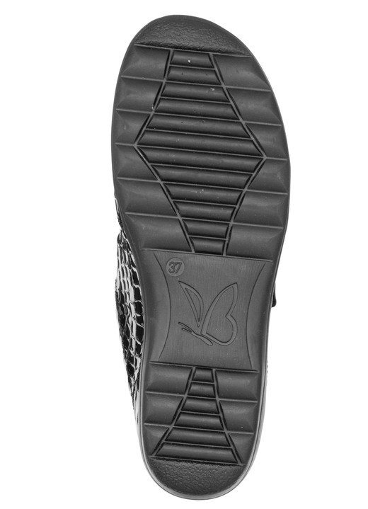 Slipper & Schnürschuhe - Caprice, elegante Damen-Slipper, Weite H, mit herausnehmbarem Fußbett, in Größe 036 bis 042, in Farbe SCHWARZ Ansicht 3