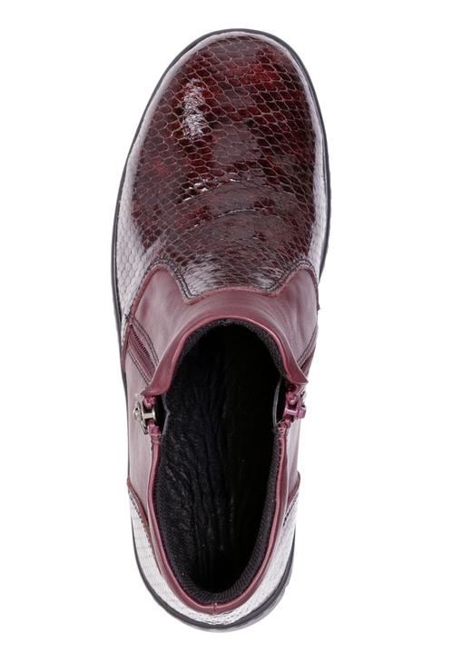 Stiefel & Stiefeletten - ELENA EDEN, komfortable Damen-Boots, Weite H, mit herausnehmbarem Fußbett, in Größe 036 bis 042, in Farbe BURGUND Ansicht 2