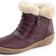 Stiefel & Stiefeletten - ELENA EDEN, gefütterte Damen-Boots, Winterschuhe, Weite G, mit herausnehmbarem Fußbett, in Größe 036 bis 042, in Farbe SCHWARZ – Farbe BORDEAUX – Ansicht 1