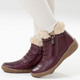 Stiefel & Stiefeletten - ELENA EDEN, gefütterte Damen-Boots, Winterschuhe, Weite G, mit herausnehmbarem Fußbett, in Größe 036 bis 042, in Farbe SCHWARZ – Farbe BORDEAUX – Ansicht 4
