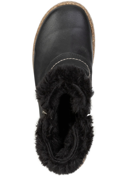 Stiefel & Stiefeletten - ELENA EDEN, gefütterte Damen-Boots, Winterschuhe, Weite G, mit herausnehmbarem Fußbett, in Größe 036 bis 042, in Farbe SCHWARZ Ansicht 2