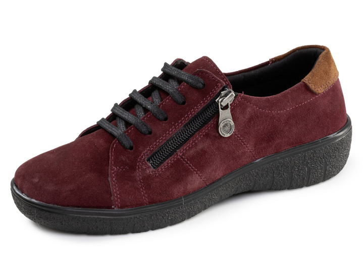 Slipper & Schnürschuhe - ELENA EDEN, bequeme Damen-Schnürschuhe, Weite G, mit herausnehmbarem Fußbett, in Größe 036 bis 042, in Farbe MARINE Ansicht 4