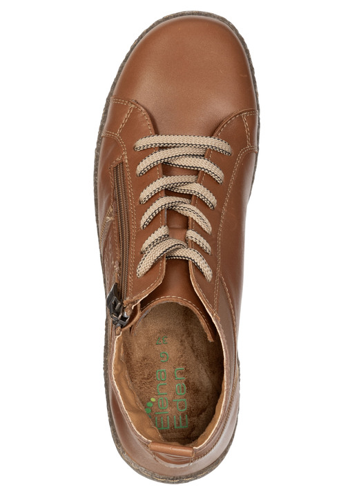 Stiefel & Stiefeletten - ELENA EDEN, bequeme Damen-Boots, Weite G, mit herausnehmbarem Fußbett, in Größe 035 bis 042, in Farbe BRAUN-ALTSILBER Ansicht 8