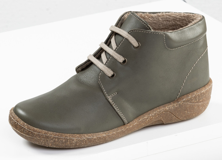 Stiefel & Stiefeletten - ELENA EDEN, gefütterte Damen-Boots, Weite G, mit herausnehmbarem Fußbett, in Größe 036 bis 042, in Farbe BLAU Ansicht 4