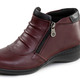 Stiefel & Stiefeletten - ELENA EDEN, bequeme Damen-Boots, Weite H, mit herausnehmbarem Fußbett, in Größe 036 bis 042, in Farbe SCHWARZ-BUNT – Farbe BURGUND-SCHWARZ – Ansicht 1