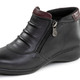 Stiefel & Stiefeletten - ELENA EDEN, bequeme Damen-Boots, Weite H, mit herausnehmbarem Fußbett, in Größe 036 bis 042, in Farbe SCHWARZ-BUNT – Farbe SCHWARZ-BURGUND – Ansicht 1