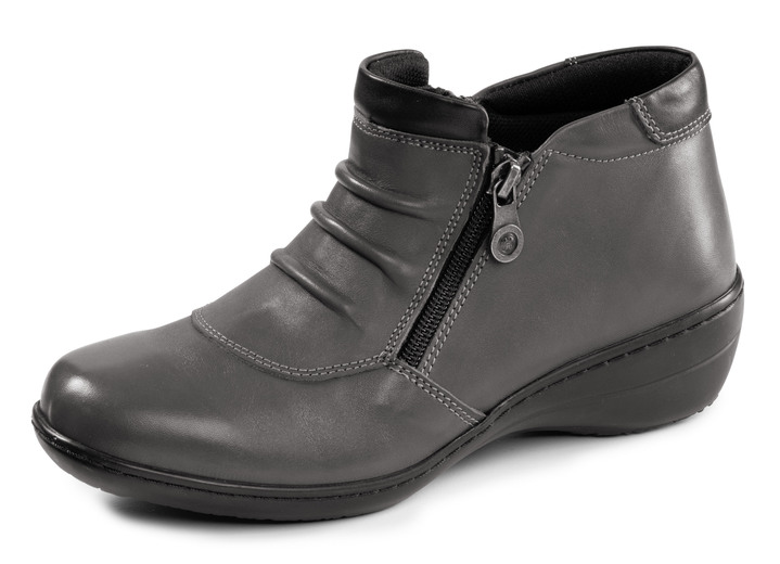 Stiefel & Stiefeletten - ELENA EDEN, bequeme Damen-Boots, Weite H, mit herausnehmbarem Fußbett, in Größe 036 bis 042, in Farbe GRAU-SCHWARZ Ansicht 1