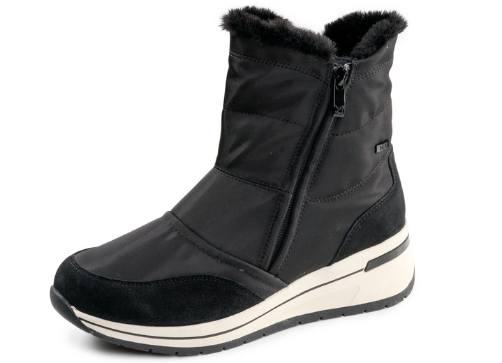 Stiefel & Stiefeletten - ELENA EDEN, gefütterte Damen-Boots, Winterschuhe, Weite H, mit herausnehmbarem Fußbett, in Größe 036 bis 042, in Farbe SCHWARZ Ansicht 1