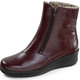 Stiefel & Stiefeletten - ELENA EDEN, gefütterte Damen-Stiefeletten, Winterschuhe, Weite H, mit Lammfell, in Größe 036 bis 042, in Farbe MOKKA – Farbe BORDEAUX – Ansicht 1