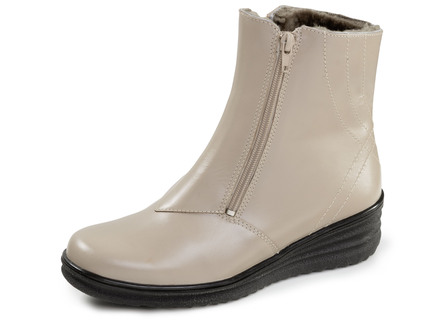 ELENA EDEN, gefütterte Damen-Stiefeletten, Winterschuhe, Weite H, mit Lammfell