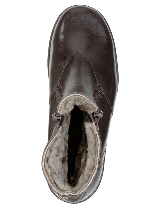 Mode - ELENA EDEN, gefütterte Damen-Stiefeletten, Winterschuhe, Weite H, mit Lammfell, in Größe 036 bis 042, in Farbe BEIGE Ansicht 8