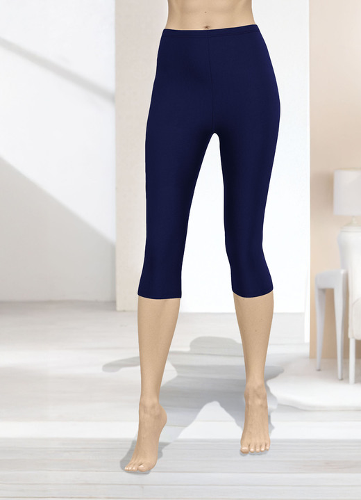 Freizeithosen - Capri-Leggings in Schlupfform Freizeithosen - Capri-Leggings in Schlupfform, in Größe 036 bis 054, in Farbe NACHTBLAU
