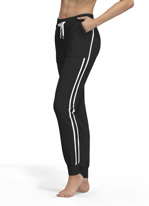 Freizeithosen - Hose von Laurina, in Größe 018 bis 054, in Farbe MARINE Ansicht 2