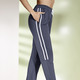 Freizeithosen - Hose mit Kontrastband – Farbe ANTHRAZIT Freizeithosen - Hose mit Kontrastband, in Größe 018 bis 054, in Farbe SCHWARZ