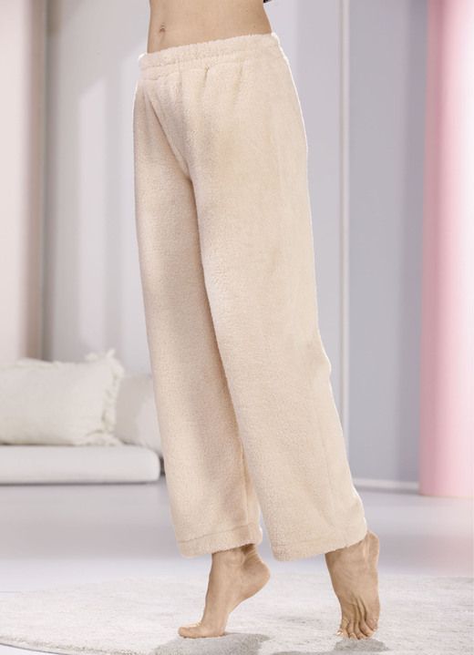 Schlafanzüge & Shortys - Lange Lounge-Hose mit Dehnbund  Schlafanzüge & Shortys - Lange Lounge-Hose mit Dehnbund , in Größe 036 bis 052, in Farbe ECRU