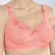 Soft-BH - Laurina BH mit dezentem Streifendessin, in Größe 075 bis 105, in Cup B, in Farbe KORALLE – Farbe KORALLE – Ansicht 1