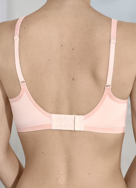 Soft-BH - Naturana BH mit herausnehmbaren Pads, in Größe L bis XL, in Farbe ZARTAPRICOT Ansicht 3