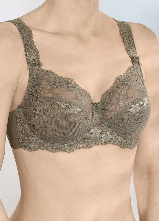 Bügel-BH - LingaDore Bügel-BH mit elastischer Spitze Ansicht 16 Bügel-BH - LingaDore Bügel-BH mit elastischer Spitze, in Größe 075 bis 105, in Cup B, in Farbe INDIGOBLAU Ansicht 16