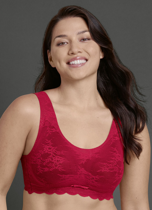 Soft-BH - Superbequemer Anita BH aus elastischer Spitze, in Größe L bis XL, in Farbe SEKT Ansicht 14