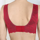 Soft-BH - Superbequemer Anita BH aus elastischer Spitze, in Größe L bis XL, in Farbe SEKT – Farbe ROT – Ansicht 6