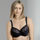 Bügel-BH - Rosa Faia Bügel-BH mit elastischer Spitze – Farbe SCHWARZ-PUDER – Ansicht 3 Bügel-BH - Rosa Faia Bügel-BH mit elastischer Spitze, in Größe 075 bis 105, in Cup G, in Farbe SCHWARZ-PUDER – Farbe SCHWARZ-PUDER – Ansicht 3