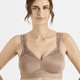BHs - Miss Mary Minimizer-BH mit vorgeformten Cups – Farbe NOUGAT – Ansicht 1 BHs - Miss Mary Minimizer-BH mit vorgeformten Cups, in Größe 075 bis 100, in Cup C, in Farbe WEISS – Farbe NOUGAT – Ansicht 1